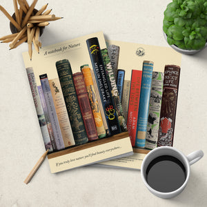 Notebook - soft cover - Nature Book Spines