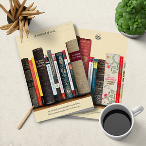 Notebook - soft cover - Shakespeare Plays and Sonnets Spines