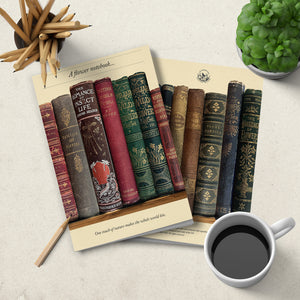 Notebook - soft cover - Flower Book Spines