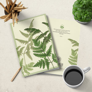 Notebook - soft cover - Ferns