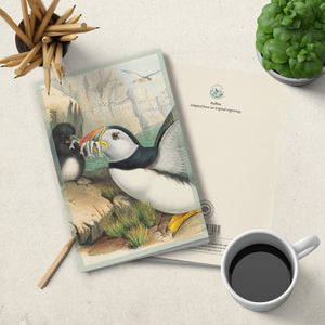Notebook - soft cover - British Birds - Puffin