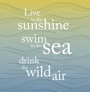 Greeting Card - Live in the sunshine