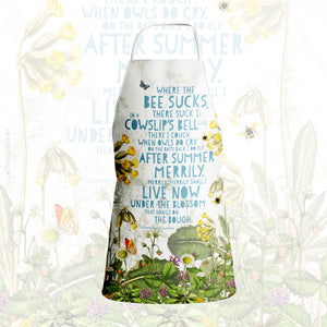 Apron - Where the bee sucks, there suck I, in a cowslip's bell I lie