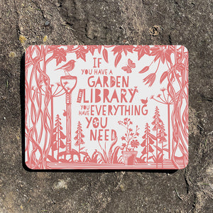 Table mat - If you have a garden and a library - Cicero