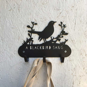Hooks for Coats - A Blackbird Sang