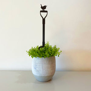 Pot Stems - Wren on a fork