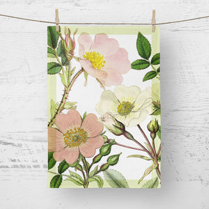 Tea towel Wild Roses