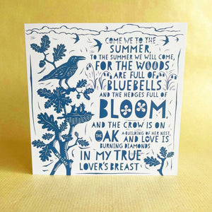 Greeting Cards - Come we to the Summer