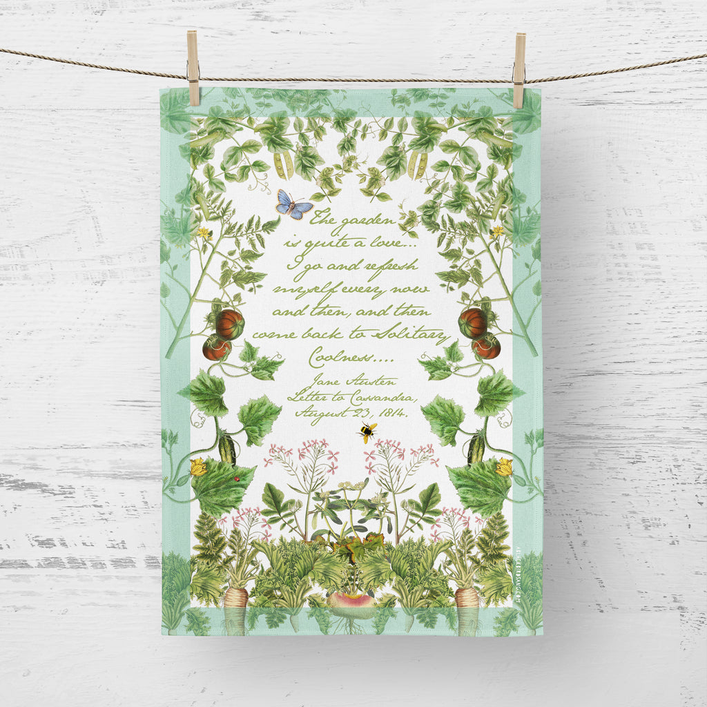 Tea towel - Jane Austen's Summer Vegetables