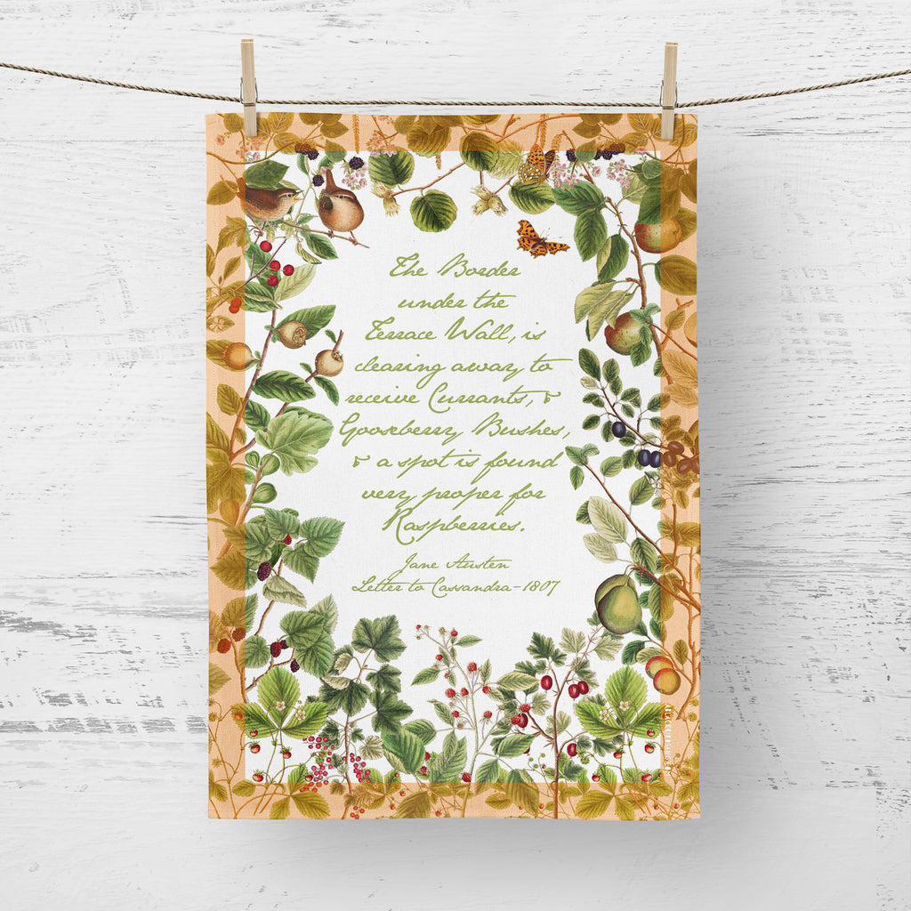 Tea towel - Jane Austen's Autumn Fruit