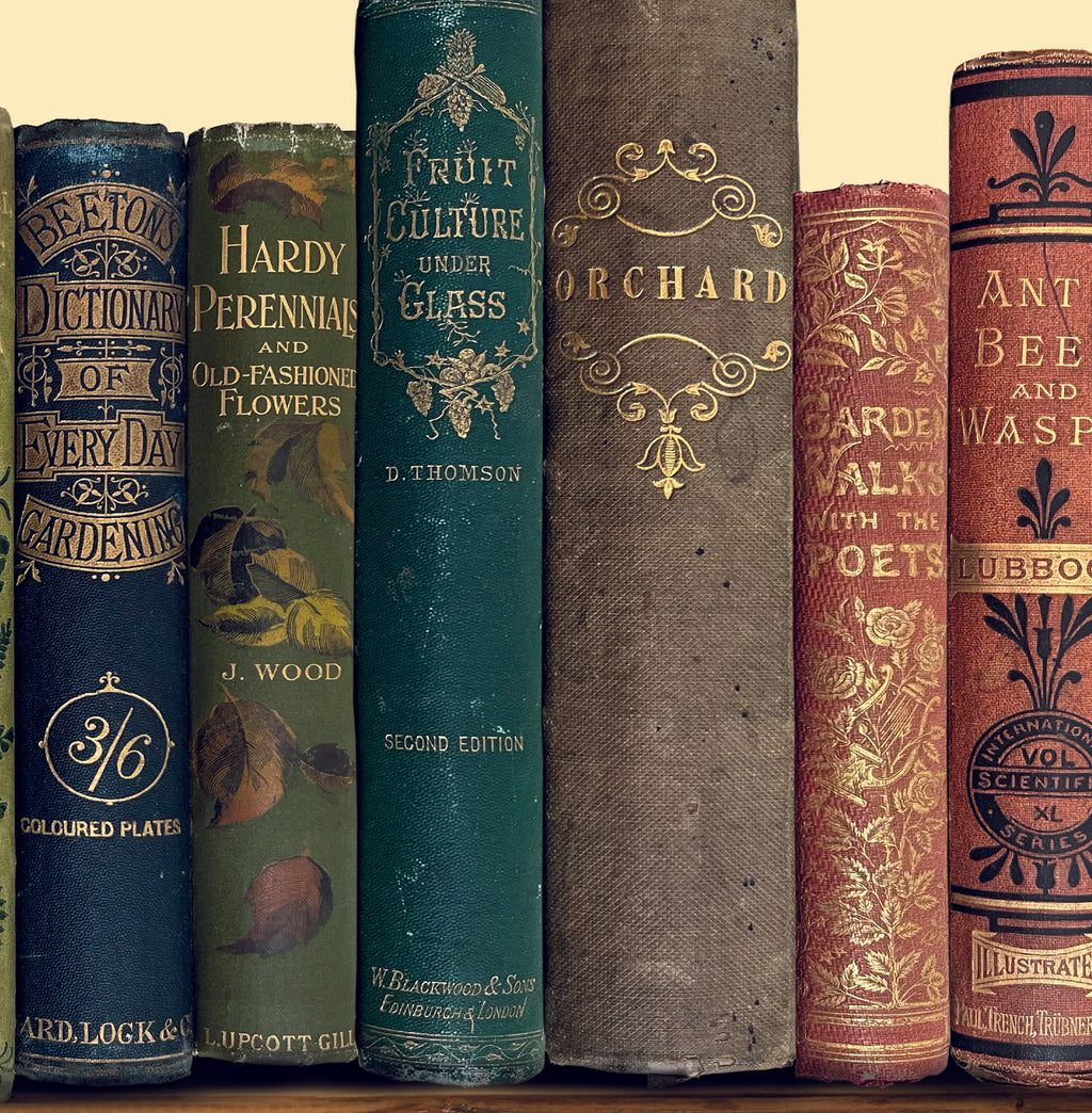 Greeting Card - Garden Book Spines