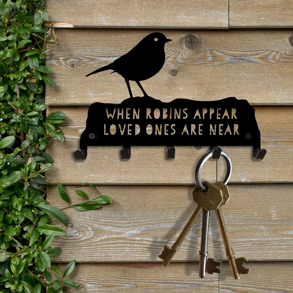 Key Hooks - When Robins appear, loved ones are near
