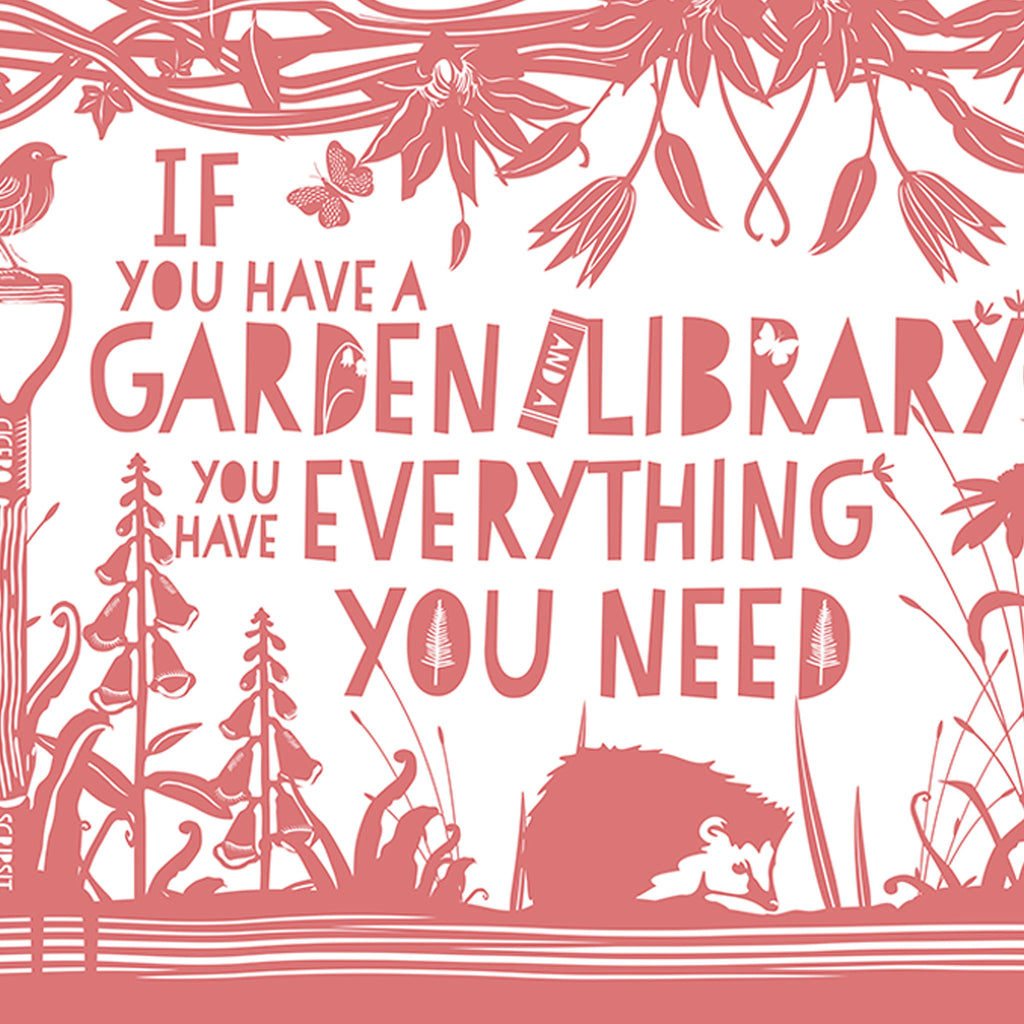 Drum Lampshade - If you have a garden and a library... | Cicero