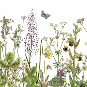 Drum Lampshade - Wild flower meadow