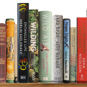 Drum Lampshade - Nature Book Shelf - Spines