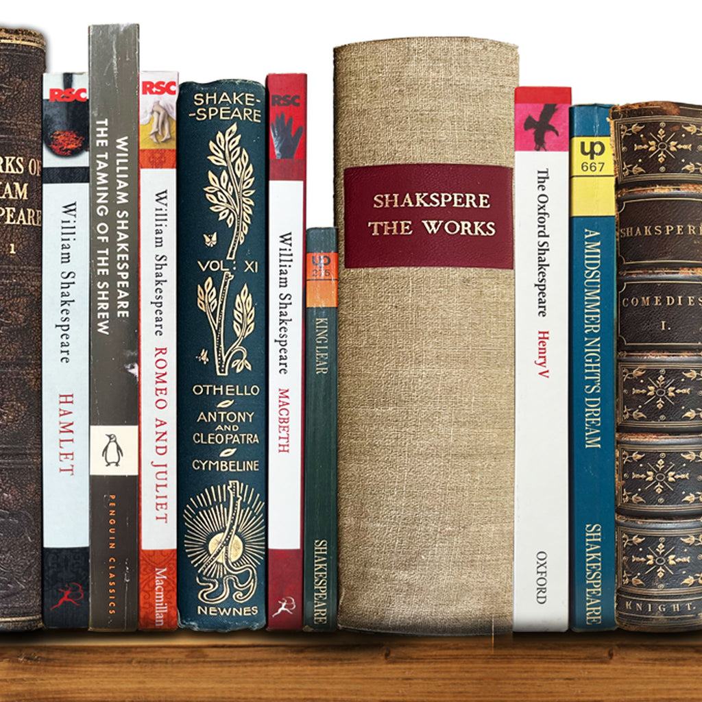 Drum Lampshade - Shakespeare's Plays and Sonnets - Spines