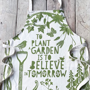 Cushion - To plant a garden is to believe in tomorrow - Audrey Hepburn