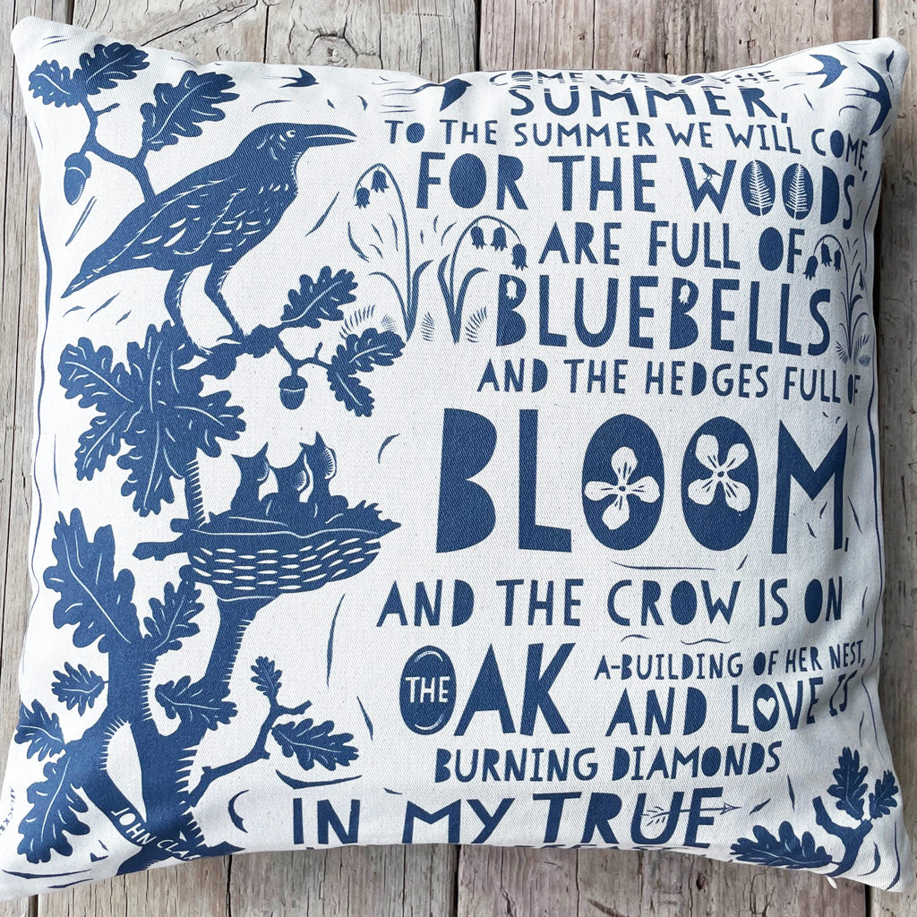 Cushion Come we to the Summer John Clare