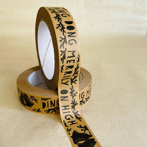 Kraft Paper Tape - Woodland ferns