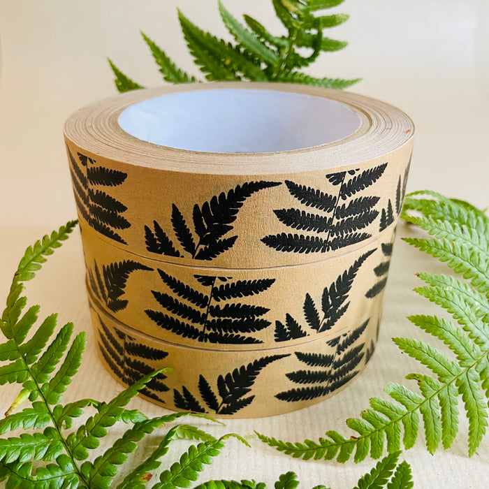 Kraft Paper Tape - Woodland ferns