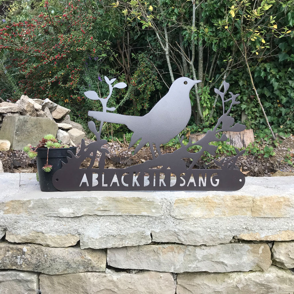 A blackbird sang home page