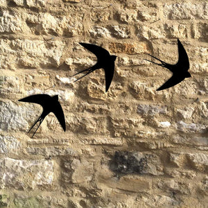 Bird - Swallow - Set of three