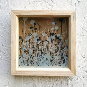 Etched Glass - Oxfordshire Grasses