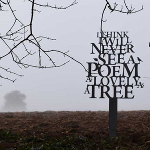 Poem - Lovely as a tree
