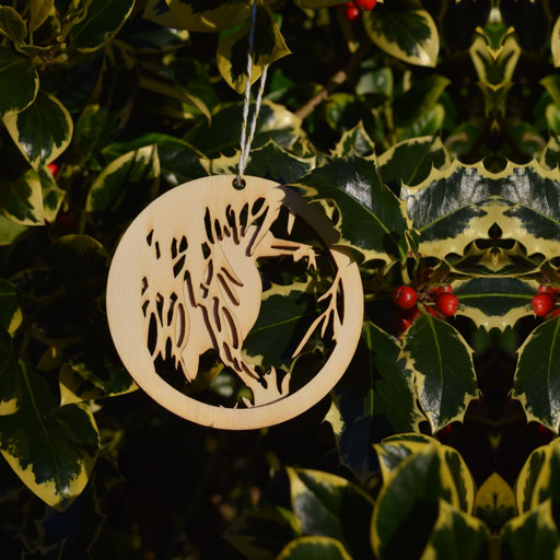Christmas Decorations - Kingfisher and Willow - Layered Poplar Eco Plywood